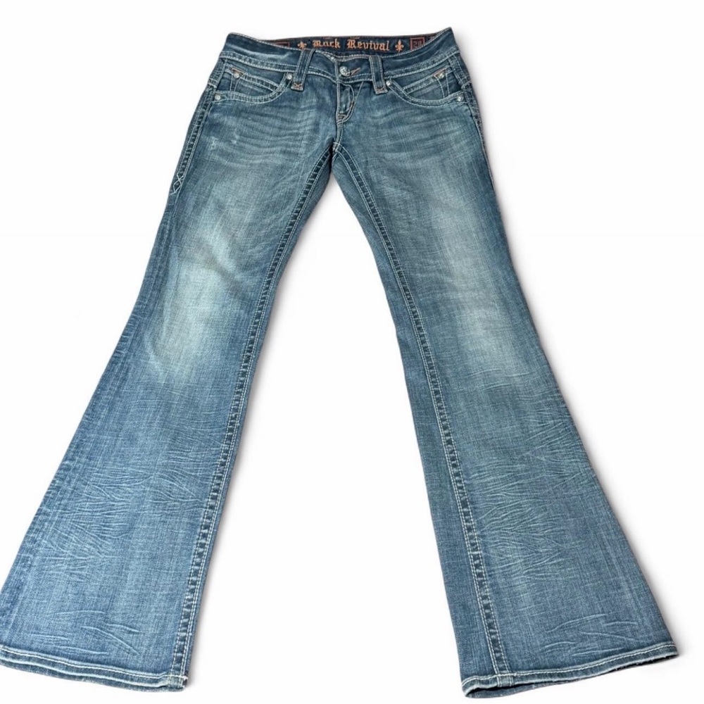 Rock Revival Light Blue Flare Jeans
